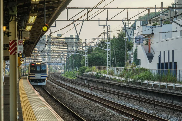 Piattaforma Della Stazione Hodogaya Yokohama Linea Shonan Shinjuku — Foto Stock