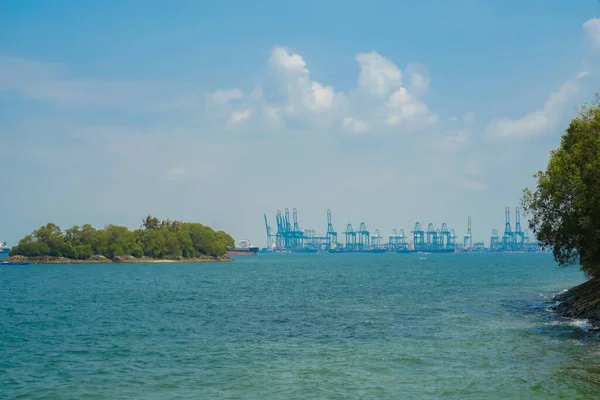 Singapur Del Mar Barco —  Fotos de Stock