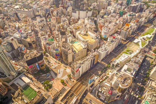 Shibuya Incrocio Scramble Tratto Shibuya Sky — Foto Stock