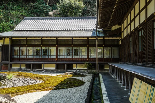 Gamla Hus Bild Japansk Arkitektur — Stockfoto