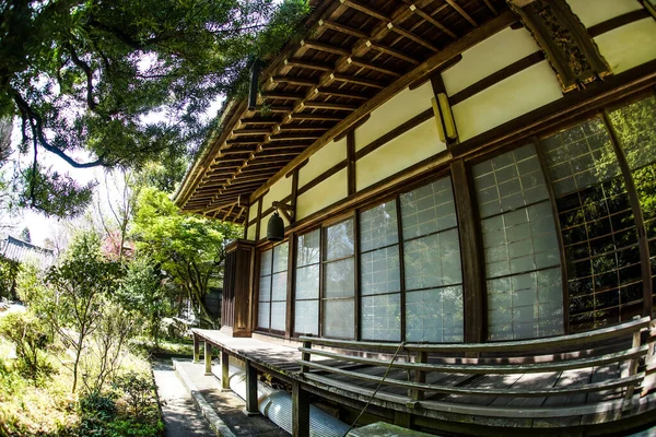 Casas Antigas Imagem Arquitetura Japonesa — Fotografia de Stock