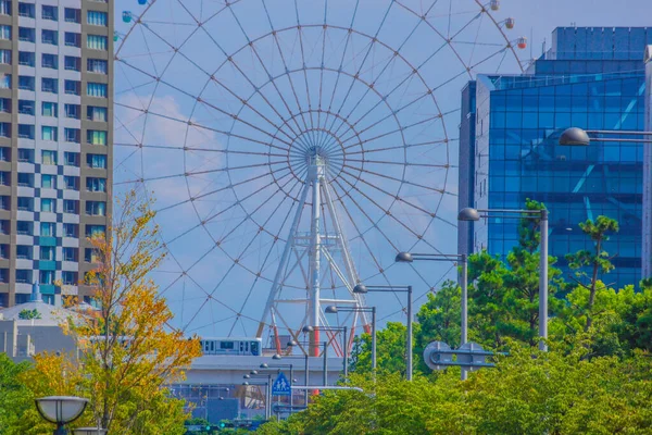 Yurikamome Och Tokyo Skyline — Stockfoto