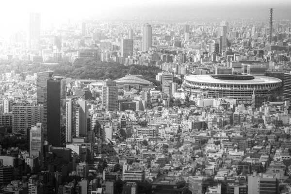 Nowy Stadion Narodowy Panorama Tokio — Zdjęcie stockowe