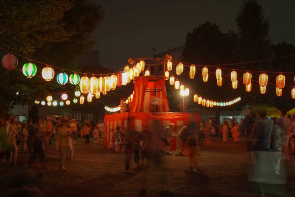 Bon Odori Kép Nyári Fesztiválról — Stock Fotó