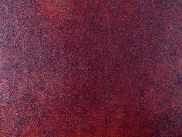 Fondo Genuino Textura Cuero Rojo Oscuro Macro Foto —  Fotos de Stock