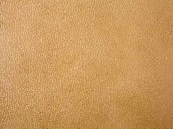 Genuíno Amarelo Bege Gado Couro Textura Fundo Macro Foto — Fotografia de Stock