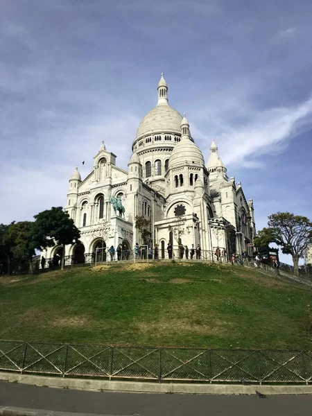 París Francia Octubre 2018 Famosa Basílica Del Sagrado Corazón París — Foto de Stock