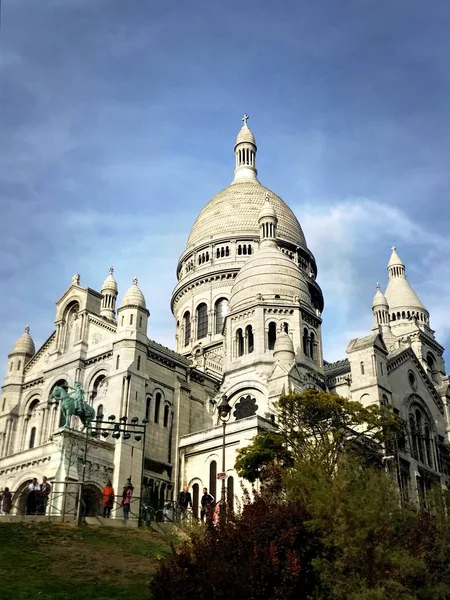 Paris France October 2018 Famous Paris Basilica Sacred Heart Located — Stock Photo, Image