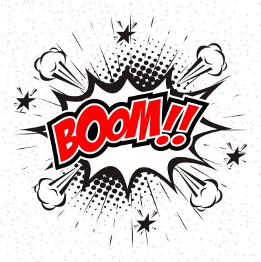 Boş metin komik konuşma balonları pop sanat tarzı