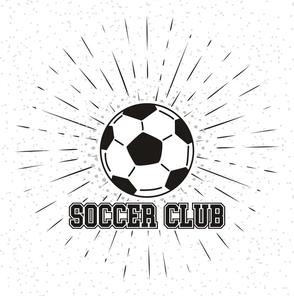 Design Vetor Clube Futebol — Vetor de Stock