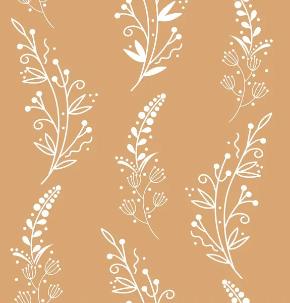 Elegance Seamless Pattern Floral Vector Floral Illustration Vintage Style — Stock Vector