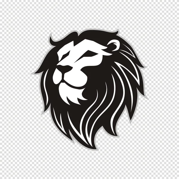 Logotipo Cabeça Leão Para Shirt Mascote Leão Esporte Desgaste Tipografia — Vetor de Stock