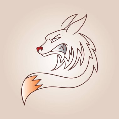 Tilki kafası tişört logosu, Fox maskotu spor giysisi tipografi amblemi grafiği, atletik giyim damgası