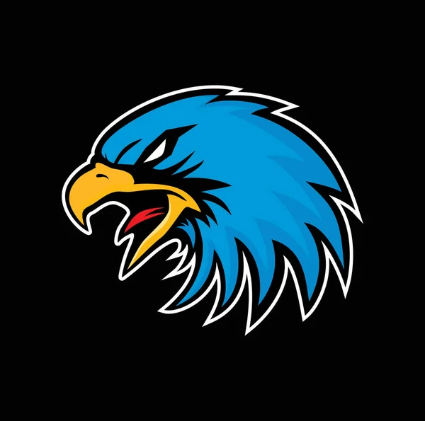 Hand Eagle Head Eagle Mascot Shirt Sport Wear Athletic Apparel — 스톡 벡터