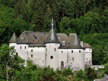 Lüksemburg 'daki Clervaux Kalesi