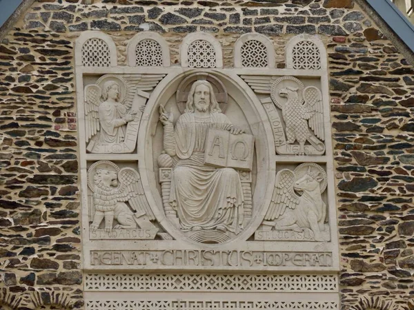 Clervaux parish church — Stock Photo, Image