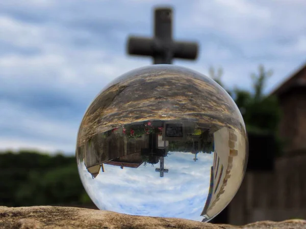 Pettingen castelo em bola de cristal — Fotografia de Stock