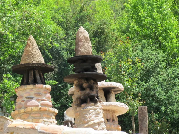 Chimeneas tradicionales en el País Vasco — Foto de Stock