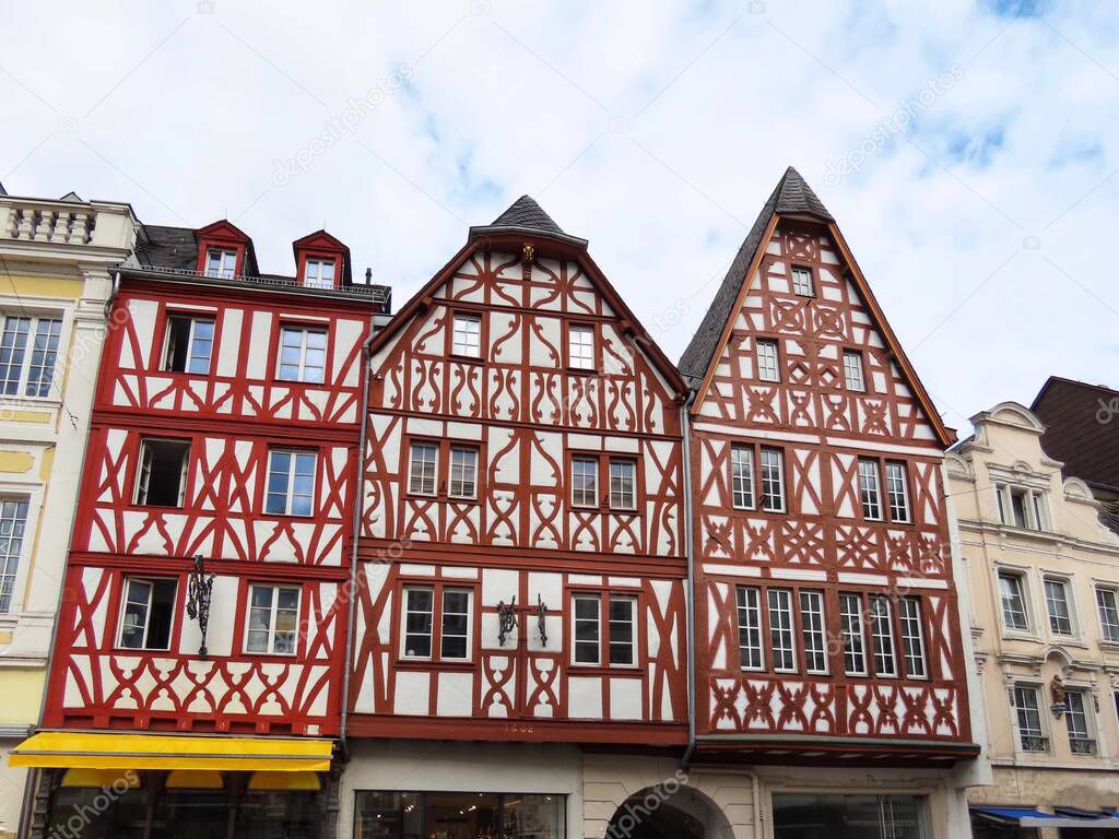 Timbered houses in Trier