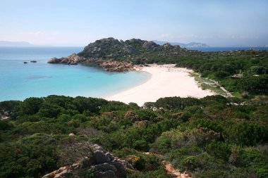 Budelli Island. Pink Beach. La Maddalena archipelago. Near the strait of Bonifacio. Northern Sardinia. Italy