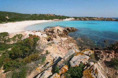 Budelli Island. Pink Beach. La Maddalena archipelago. Near the strait of Bonifacio. Northern Sardinia. Italy