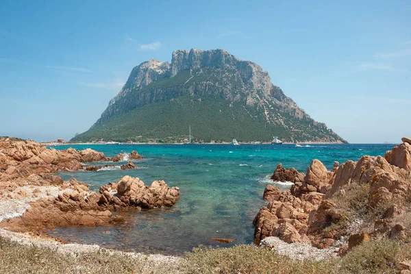 Tavolara Eiland Noord Oosten Van Sardinië Olbia Italië — Stockfoto