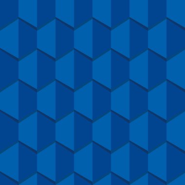 Altıgen seamless modeli kadife mavi renklerde. Modern parlak tasarım. Büyük bir şey için bir arka plan olarak bilgisayar ilgili. 