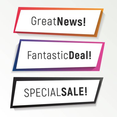 Parlak renkler geniş iletişim afiş. Çok mesajınız için yer. Mükemmel bir reklam olarak Web siteniz için ya da başka.