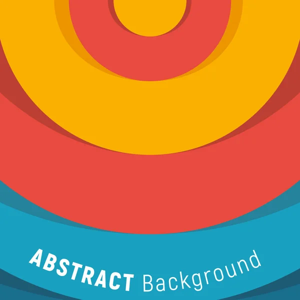 Abstract Vector Achtergrond Eenvoudige Circulaire Mozaïek Glanzende Kleuren — Stockvector