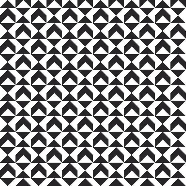 Abstrakte Vektor Nahtlose Muster Schwarz Weiß — Stockvektor
