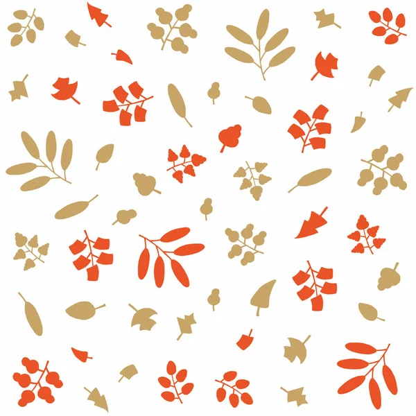 Herbst Nahtlose Muster Hintergrund Einfacher Comic Illustrationsstil Wiederholbarer Hintergrund lizenzfreie Stockvektoren
