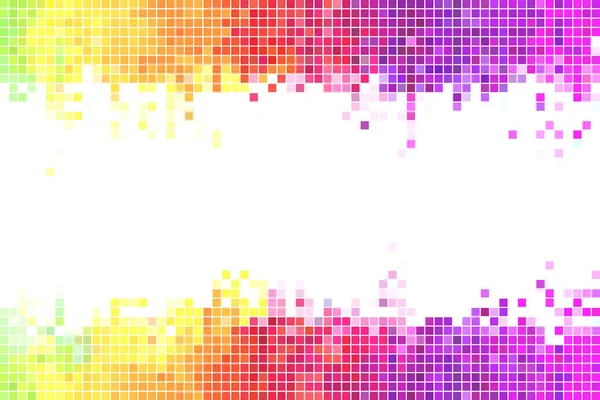 Colorful Pixels Background Illustration — Stock Vector