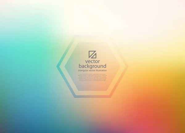 Ilustración Vectorial Fondo Borroso Colorido — Vector de stock