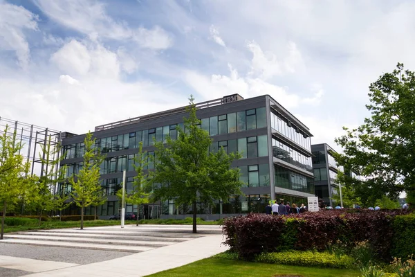 Praga República Checa Mayo 2018 Logotipo Compañía Ibm Edificio Sede — Foto de Stock