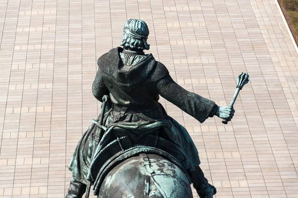 Jan Zizka Equestrian Statue National Memorial Vitkov Prague Czech Republic — Stock Photo, Image