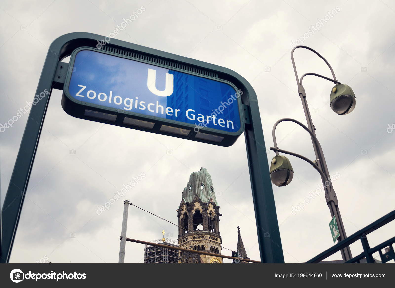 Bahn Zoologischer Garten Rapid Transit Subway Station Kaiser
