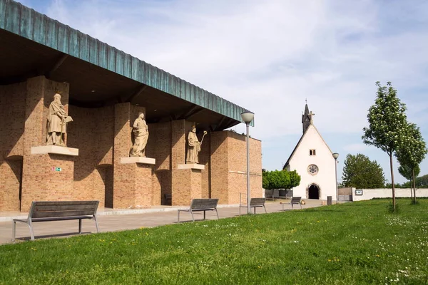 Gallery Saints Pilgrimage Basilica Assumption Virgin Mary Cyril Methodius Velehrad — Stock Photo, Image