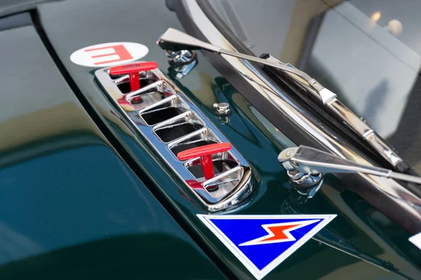 Saalbach Hinterglemm Österrike Juni 2018 Vintage Bil Mgc Coupe Oldsmobile — Stockfoto