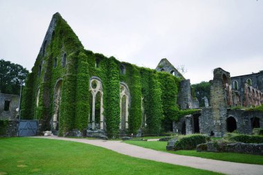 Kalıntıları cisterian Villers Abbey, abbaye de Villers, Villers-la-Ville, Brabant province, Valonya, Belçika