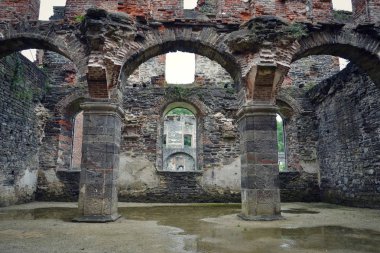 Kalıntıları cisterian Villers Abbey, abbaye de Villers, Villers-la-Ville, Brabant province, Valonya, Belçika
