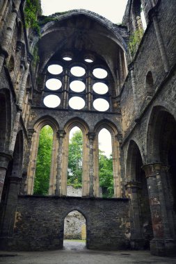 Kalıntıları cisterian Villers Abbey, abbaye de Villers, Villers-la-Ville, Brabant province, Valonya, Belçika
