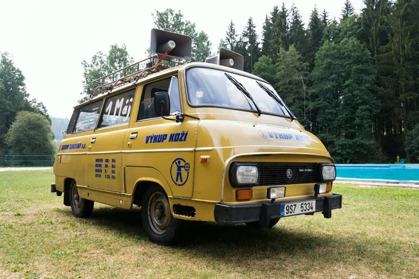 Dolni Kalna Tschechische Republik August 2018 Oldtimer Skoda 1203 Oldtimer — Stockfoto