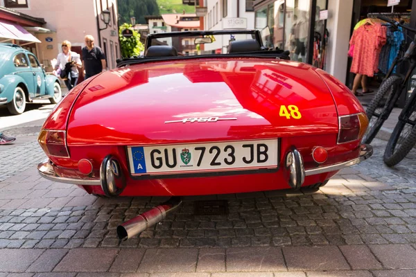 Saalbach Hinterglemm Austria June 2018 Vintage Car Alfa Romeo 1750 — Stock Photo, Image