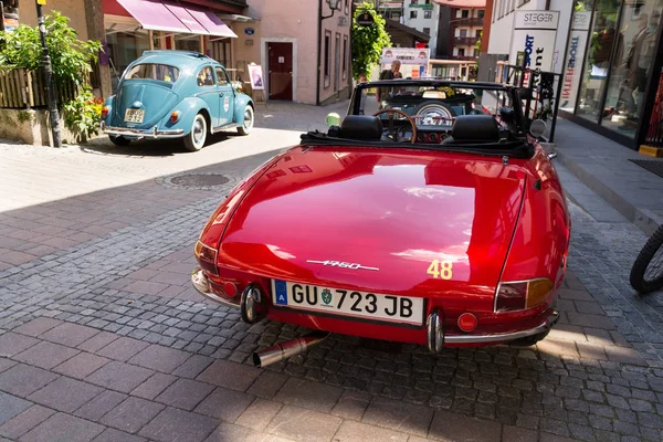 Saalbach Hinterglemm Austria June 2018 Vintage Car Alfa Romeo 1750 — Stock Photo, Image