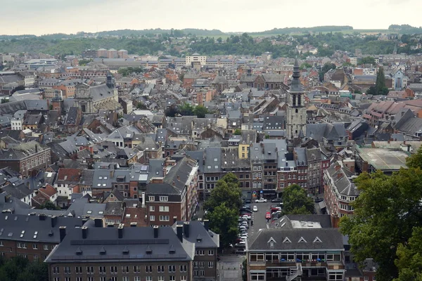 Belgische Stadt Namur Hauptstadt Der Provinz Namur Und Wallonia Luftaufnahme — Stockfoto