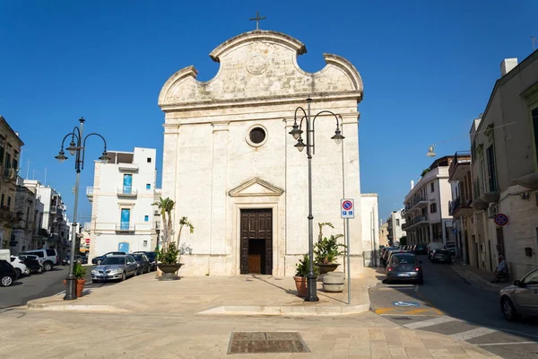 Polignano Mare Italy Июля 2018 Года Church Chiesa Della Trinita — стоковое фото