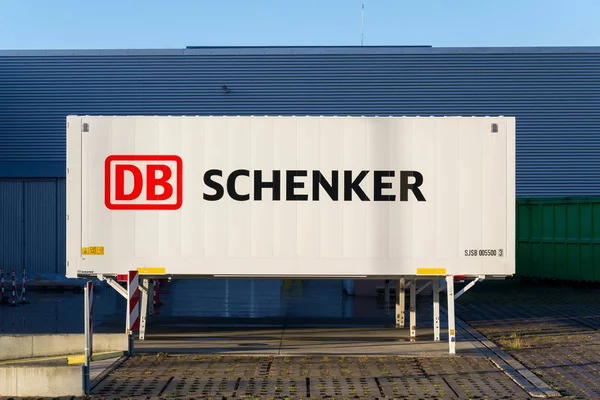 Kladno República Checa Diciembre 2018 Schenker Operador Ferroviario Alemán Deutsche — Foto de Stock