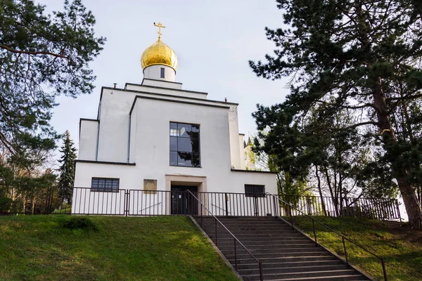 Православная Церковь Святого Вацлава Брно Моравия Чехия Солнечный День Чистый — стоковое фото