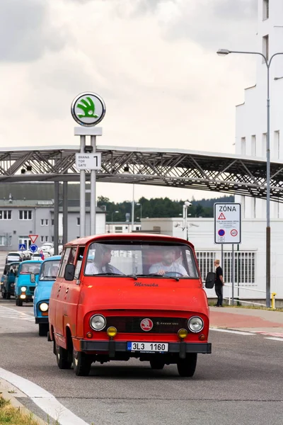 Vrchlabi Tschechische Republik August 2018 Oldtimer Skoda 1203 Oldtimer Mobile — Stockfoto