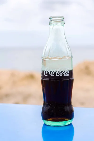 Эль Медано Испания Июля 2019 Года Логотип Компании Coca Cola — стоковое фото